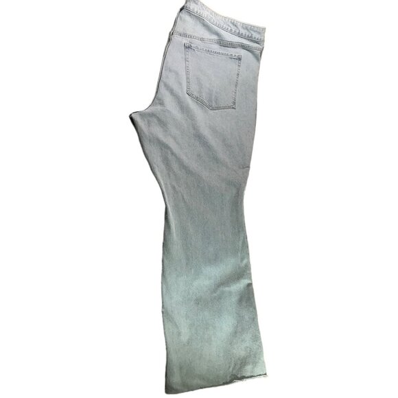 OLD NAVY HIGH RISE KICKER BOOT CUT 5 button Fly WOMEN'S size 28 JEANS Stretch - Picture 1 of 8